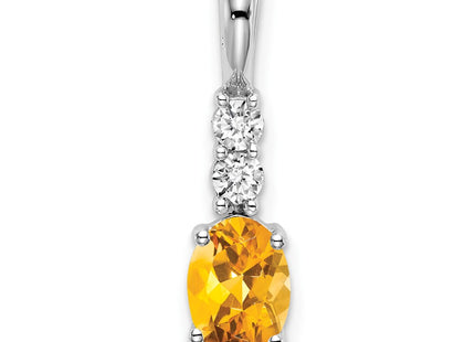 14k White Gold Pendants Style PM7406 - Classique Jewelry Inc.