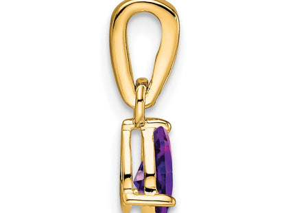 14K gold diamond pendant, alternate view