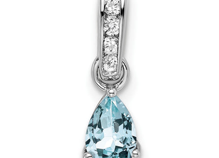 14k White Gold Pendants Style PM7409 - Classique Jewelry Inc.