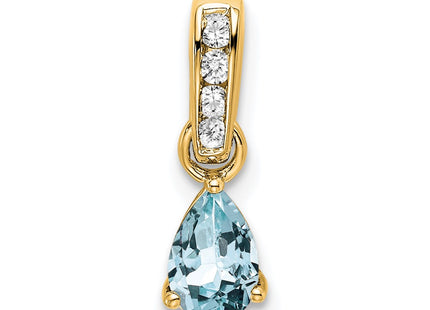 14k Yellow Gold Pendants Style PM7409 - Classique Jewelry Inc.