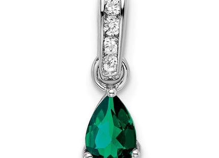 14k White Gold Pendants Style PM7409 - Classique Jewelry Inc.