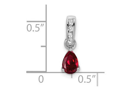 14k White Gold Pendants Style PM7409 - Classique Jewelry Inc.
