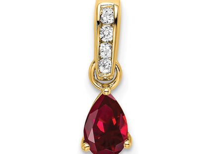 14k Yellow Gold Pendants Style PM7409 - Classique Jewelry Inc.