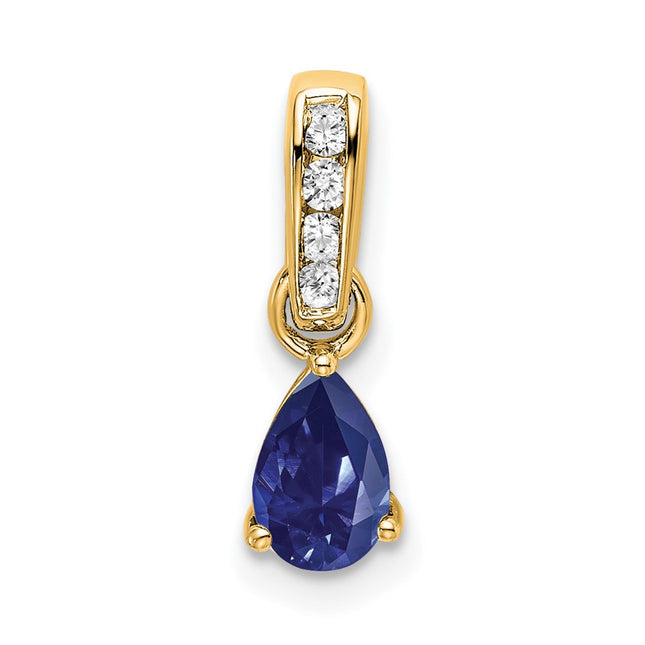 14k Yellow Gold Pendants Style PM7409 - Classique Jewelry Inc.
