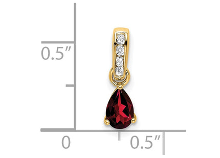 14k Yellow Gold Pendants Style PM7409 - Classique Jewelry Inc.