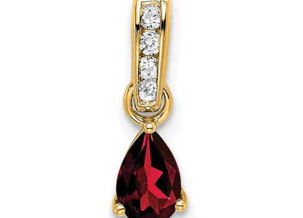 14k Yellow Gold Pendants Style PM7409 - Classique Jewelry Inc.