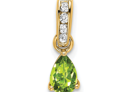 14k Yellow Gold Pendants Style PM7409 - Classique Jewelry Inc.