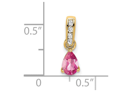 14k Yellow Gold Pendants Style PM7409 - Classique Jewelry Inc.