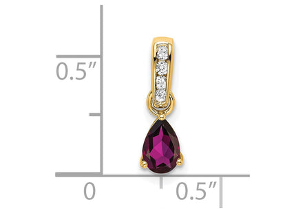 14k Yellow Gold Pendants Style PM7409 - Classique Jewelry Inc.