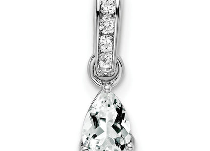 14k White Gold Pendants Style PM7409 - Classique Jewelry Inc.