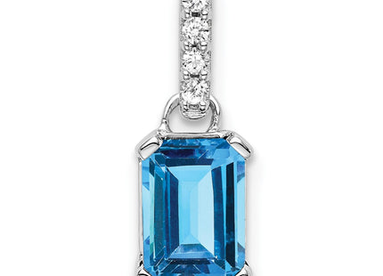 14k White Gold Pendants Style PM7410 - Classique Jewelry Inc.