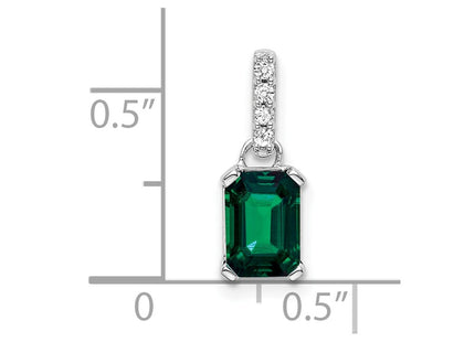 14k White Gold Pendants Style PM7410 - Classique Jewelry Inc.