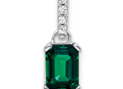 14k White Gold Pendants Style PM7410 - Classique Jewelry Inc.