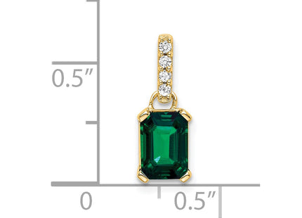 14k Yellow Gold Pendants Style PM7410 - Classique Jewelry Inc.
