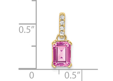 14k Yellow Gold Pendants Style PM7410 - Classique Jewelry Inc.