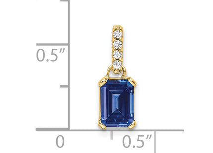 14k Yellow Gold Pendants Style PM7410 - Classique Jewelry Inc.