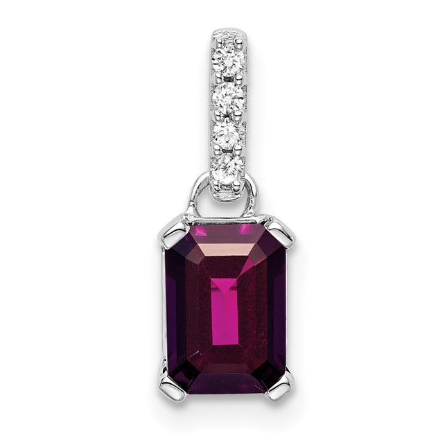 14k White Gold Pendants Style PM7410 - Classique Jewelry Inc.