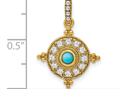 14k Yellow Gold Pendants Style PM7422 - Classique Jewelry Inc.