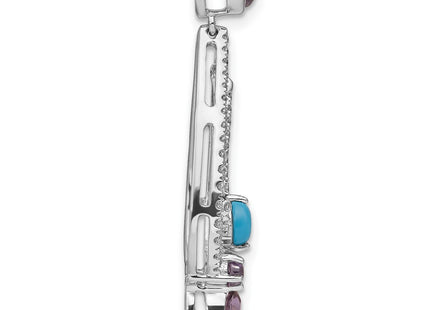 14k White Gold Pendants Style PM7424 - Classique Jewelry Inc.