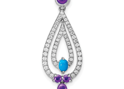 14k White Gold Pendants Style PM7424 - Classique Jewelry Inc.