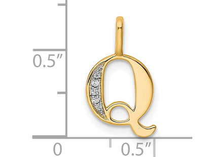 14k Yellow Gold Pendants Style PM8365Q - Classique Jewelry Inc.