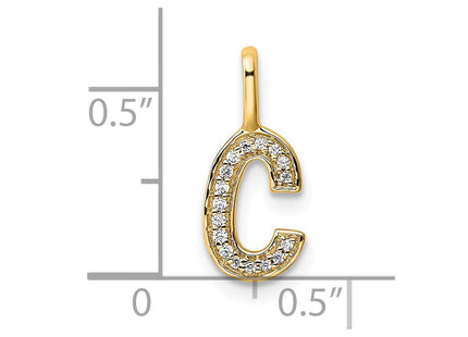 14k Yellow Gold Pendants Style PM8367C - Classique Jewelry Inc.