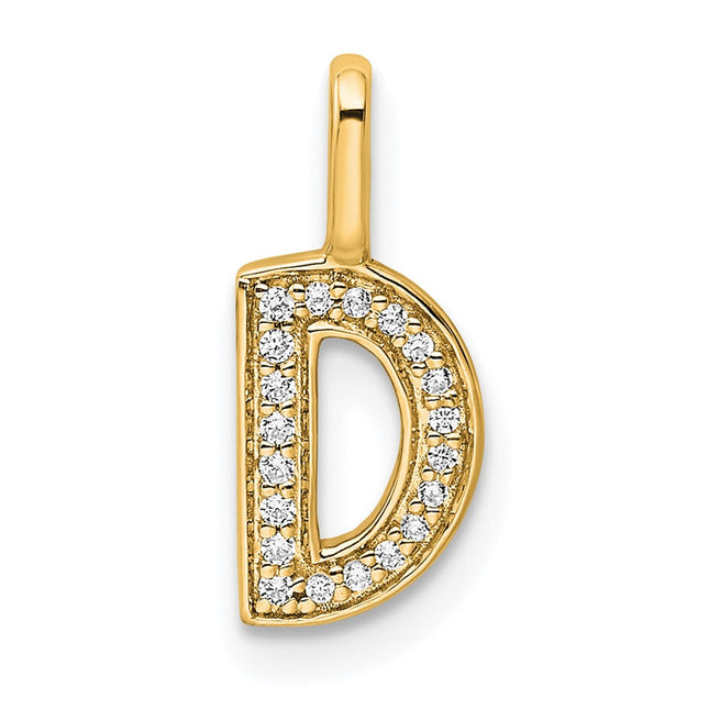14k Yellow Gold Pendants Style PM8367D - Classique Jewelry Inc.