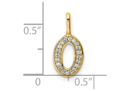 14k Yellow Gold Pendants Style PM8367O - Classique Jewelry Inc.