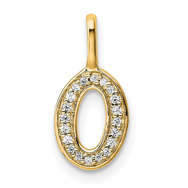 14k Yellow Gold Pendants Style PM8367O - Classique Jewelry Inc.