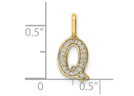 14k Yellow Gold Pendants Style PM8367Q - Classique Jewelry Inc.