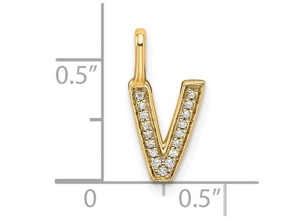 14k Yellow Gold Pendants Style PM8367V - Classique Jewelry Inc.