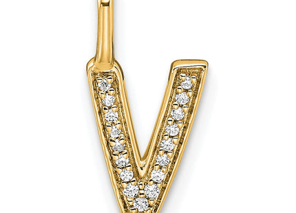 14k Yellow Gold Pendants Style PM8367V - Classique Jewelry Inc.