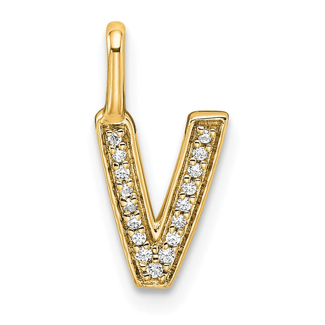 14k Yellow Gold Pendants Style PM8367V - Classique Jewelry Inc.