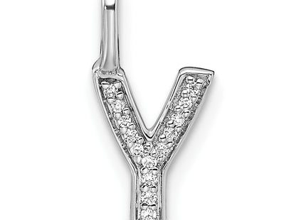 14k White Gold Pendants Style PM8367Y - Classique Jewelry Inc.