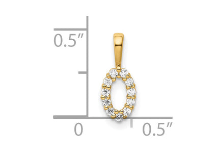 14k Yellow Gold Pendants Style PM8369 - Classique Jewelry Inc.