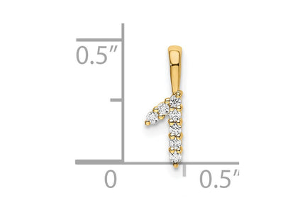 14k Yellow Gold Pendants Style PM8369 - Classique Jewelry Inc.