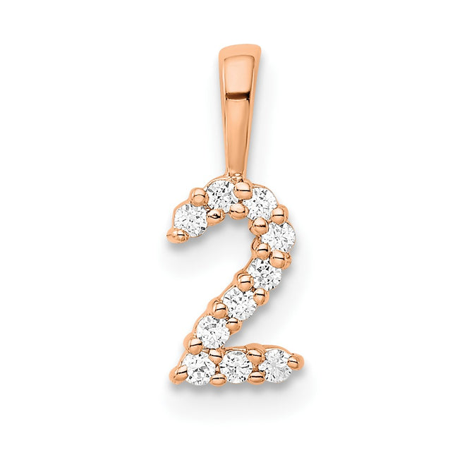 14k Rose Gold Pendants Style PM8369 - Classique Jewelry Inc.