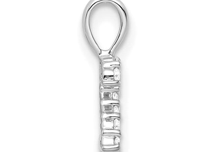 14k White Gold Diamond Number 2 Pendant (Style PM8369-2-010-WA)