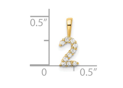 14k Yellow Gold Pendants Style PM8369 - Classique Jewelry Inc.