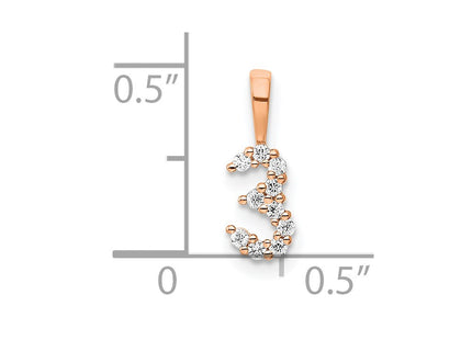 14k Rose Gold Pendants Style PM8369 - Classique Jewelry Inc.