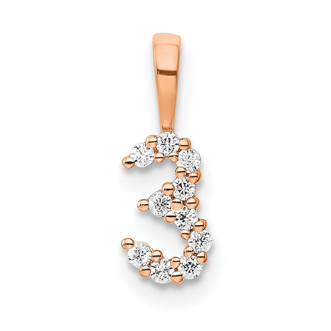 14k Rose Gold Pendants Style PM8369 - Classique Jewelry Inc.