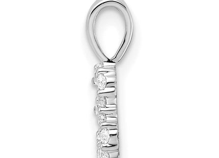 14k White Gold Diamond Number 3 Pendant (Style PM8369-3-010-WA)