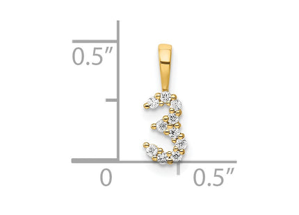 14k Yellow Gold Pendants Style PM8369 - Classique Jewelry Inc.