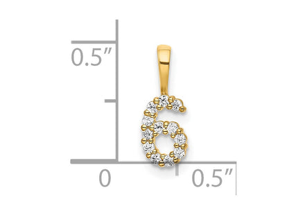 14k Yellow Gold Pendants Style PM8369 - Classique Jewelry Inc.