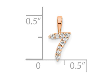 14k Rose Gold Pendants Style PM8369 - Classique Jewelry Inc.