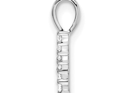 14k White Gold Diamond Number 7 Pendant (Style PM8369-7-009-WA)