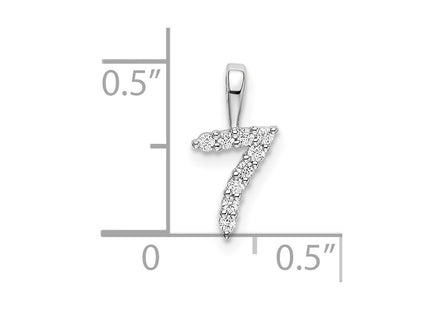 14k White Gold Pendants Style PM8369 - Classique Jewelry Inc.