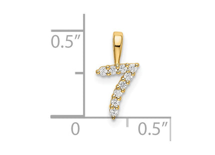 14k Yellow Gold Pendants Style PM8369 - Classique Jewelry Inc.