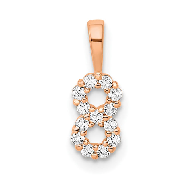 14k Rose Gold Pendants Style PM8369 - Classique Jewelry Inc.
