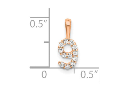 14k Rose Gold Pendants Style PM8369 - Classique Jewelry Inc.